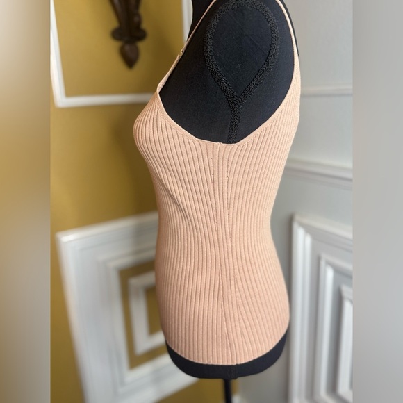 JONATHAN SIMKHAI
Tatiana Rib-Knit Tank Top Ribbed Strappy Tank Top in Nude - Picture 5 of 16